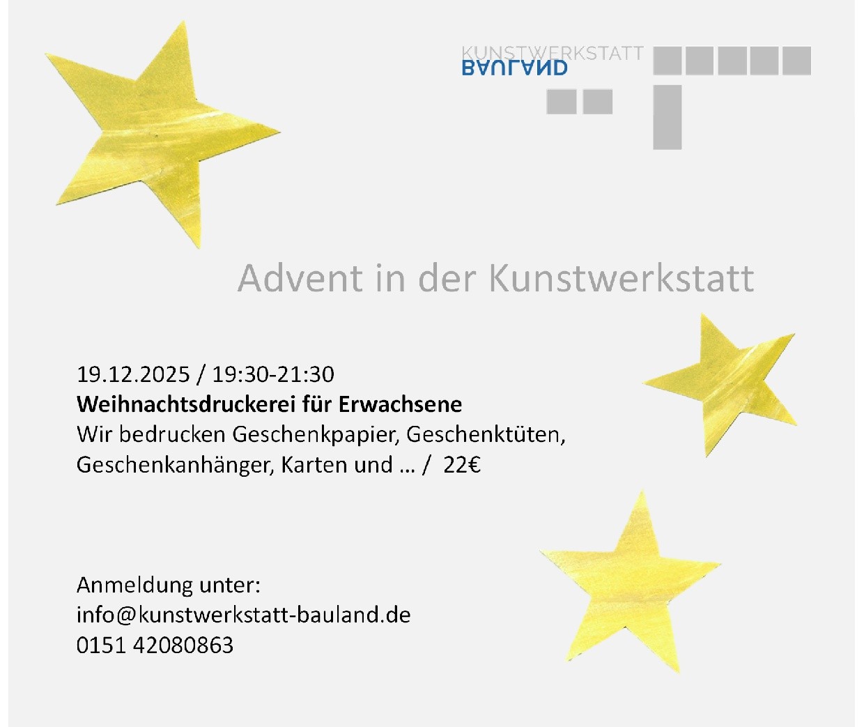 Adventsprogramm 2025