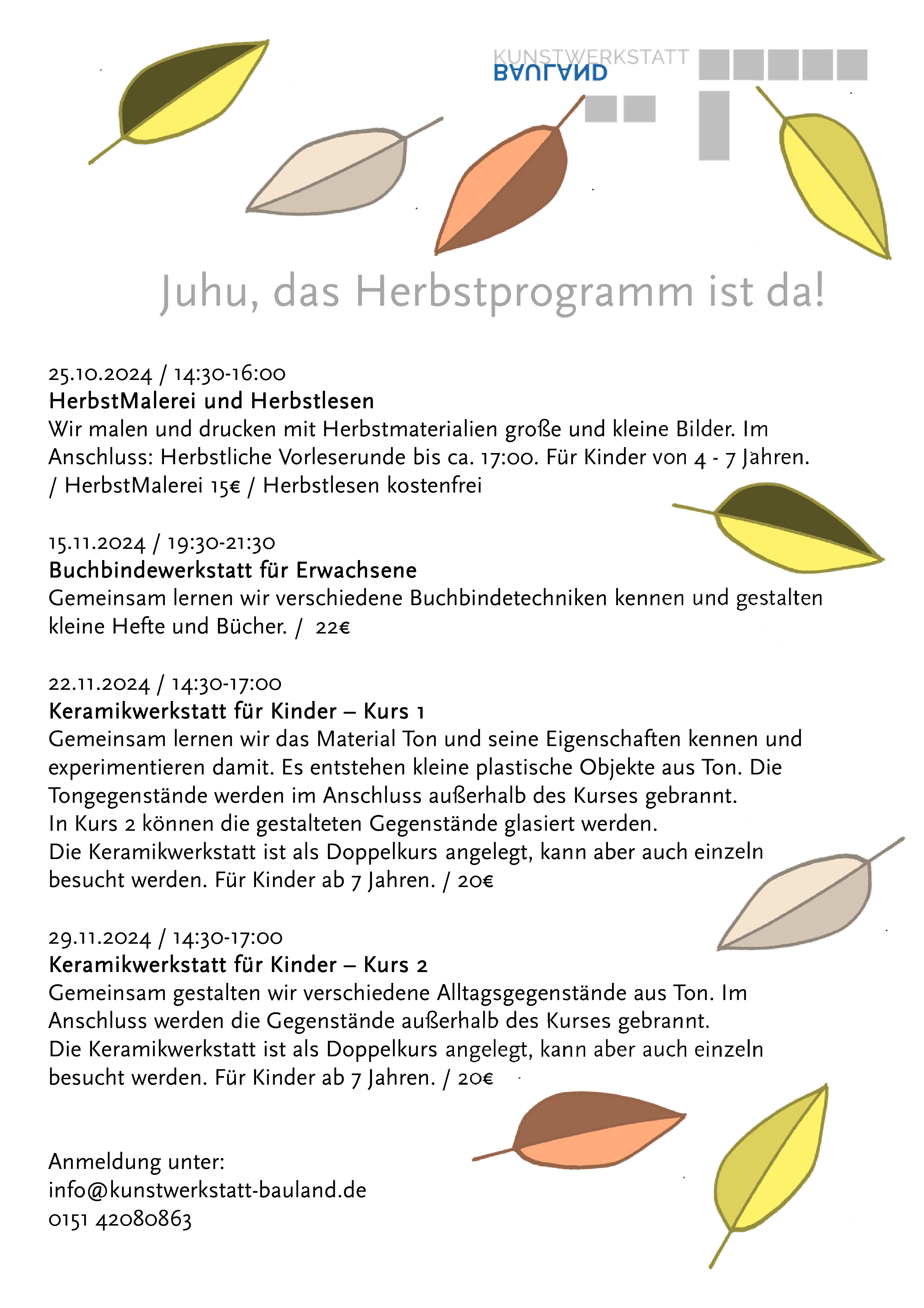 Herbstprogramm 2024